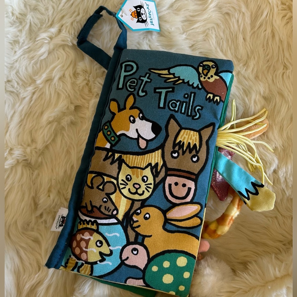 NET JELLYCAT Pet Tails Book